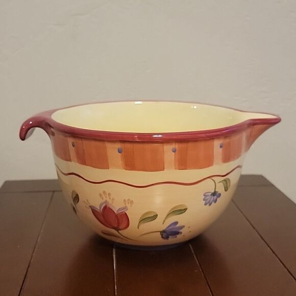 PFALTZGRAFF NAPOLI HANDLED BATTER BOWL - NEW - Picture 1 of 8